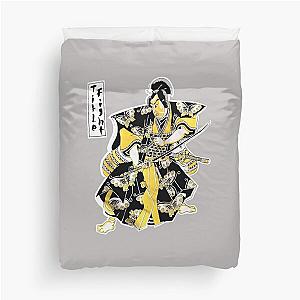 Title Fight Samurai Duvet Cover