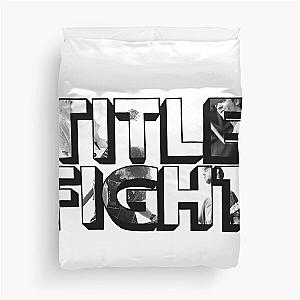 Title Fight Black And White Duvet Cover