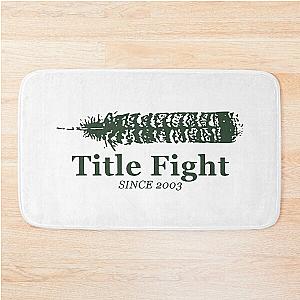 Title Fight Feather Bath Mat