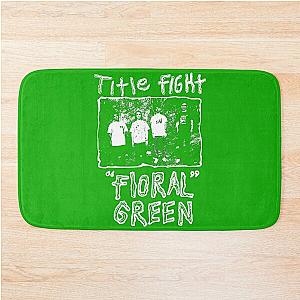 Title Fight Floral Green Promo Bath Mat