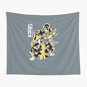 Title Fight Samurai Tapestry