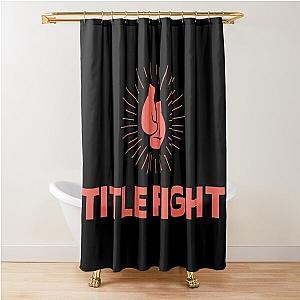 Title Fight Boxing Gloves Shower Curtain