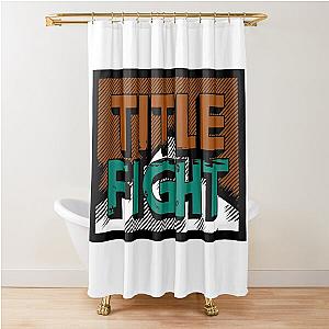 Title Fight logo Shower Curtain