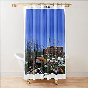 Title Fight Shed (High Resolution) Shower Curtain