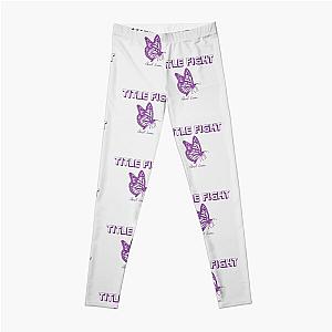 Title Fight Floral Green Butterfly Leggings