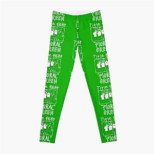 Title Fight Floral Green Promo Leggings