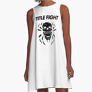 Title Fight skull spider A-Line Dress