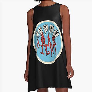 Title Fight Band Tee Sticker A-Line Dress