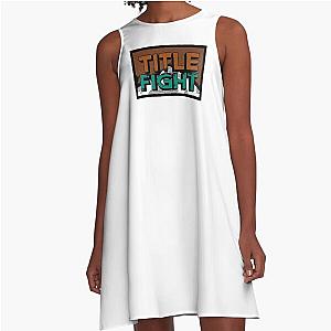 Title Fight logo A-Line Dress