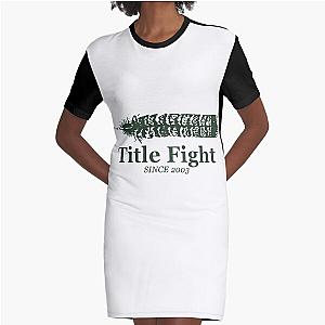 Title Fight Feather Graphic T-Shirt Dress