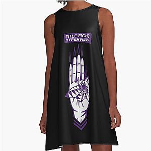 Title Fight Hyperview Hand A-Line Dress