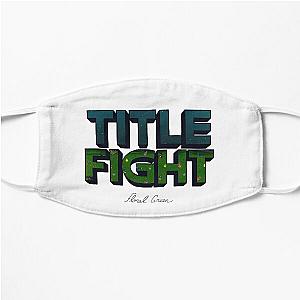 Title Fight Floral Green Flat Mask