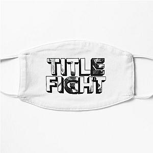 Title Fight Black And White Flat Mask