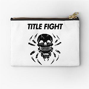 Title Fight skull spider Zipper Pouch