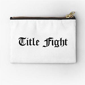 Title Fight Custom Logo Zipper Pouch