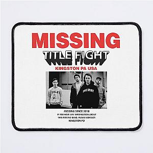 Missing Title Fight Mouse Pad