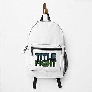 Title Fight Floral Green Backpack