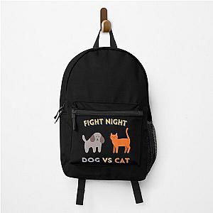 Fight Night, Dog VS Cat, Title Fight Backpack