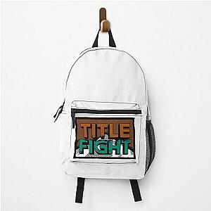 Title Fight logo Backpack