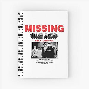 Missing Title Fight Spiral Notebook