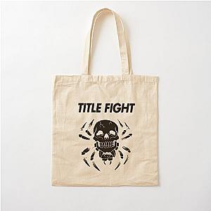 Title Fight skull spider Cotton Tote Bag