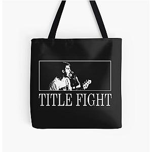 Title fight rock shoegaze band  All Over Print Tote Bag