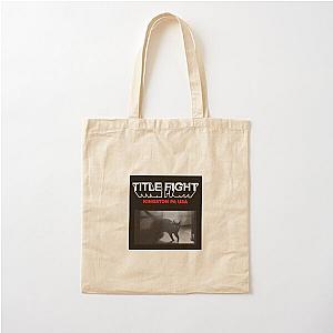 Title Fight Cat Cotton Tote Bag