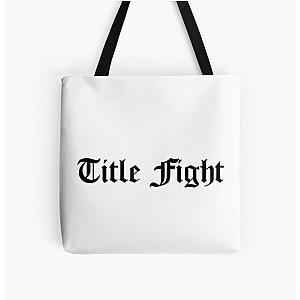 Title Fight Custom Logo All Over Print Tote Bag