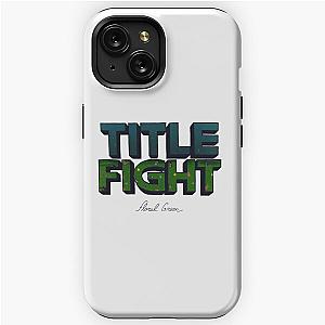 Title Fight Floral Green iPhone Tough Case