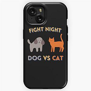 Fight Night, Dog VS Cat, Title Fight iPhone Tough Case