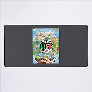 Toca boca life kids happy    Desk Mat