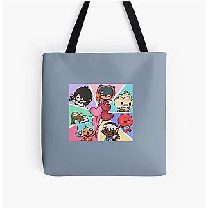 Toca Squad - toca boca Kids    All Over Print Tote Bag