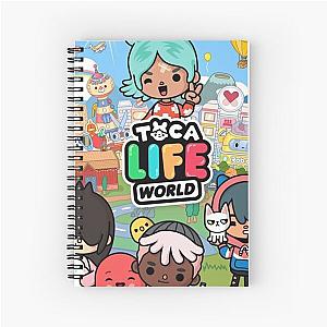 Toca Life Worl Spiral Notebook