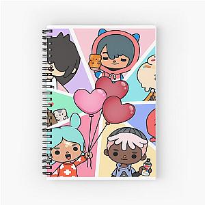 Toca Squad - toca boca Kids Spiral Notebook