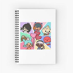 Toca Squad - toca boca Kids    Spiral Notebook