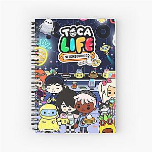 toca world, toca life design for you BOOOOM Spiral Notebook