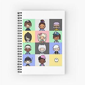 Toca Boca world Spiral Notebook