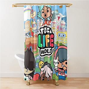 Toca Life Worl Shower Curtain