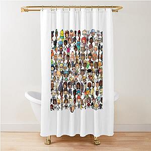 toca boca pattern  Shower Curtain