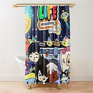 toca world, toca life design for you BOOOOM Shower Curtain