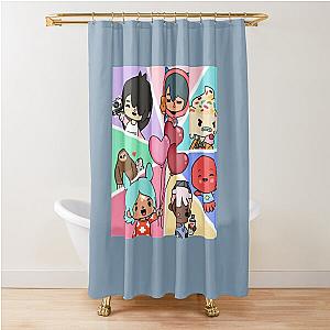 Toca Squad - toca boca Kids    Shower Curtain