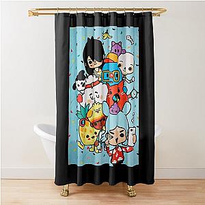 Colorful Toca Boca world  Shower Curtain