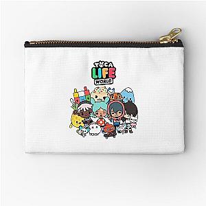 Toca Boca Characters - tocaboca Stories Zipper Pouch