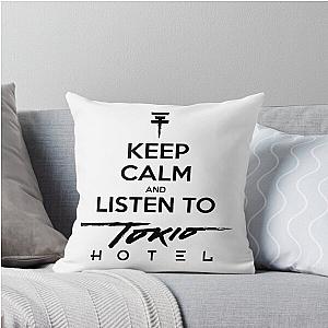 Keep Calm Tokio Hotel Throw Pillow