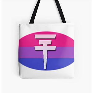Tokio Hotel logo Bisexual Flag All Over Print Tote Bag