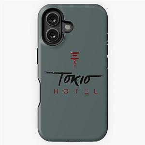 Tokio Hotel Logo (black red) iPhone Tough Case