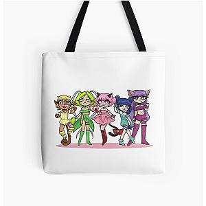 Tokyo Mew Mew Team Mew Over Print Tote Bag