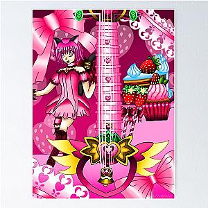 Tokyo Mew Mew Guitar Poster Ichigo Momomiya