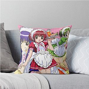 Tokyo Mew Mew Cute Cafe Throw Pillow