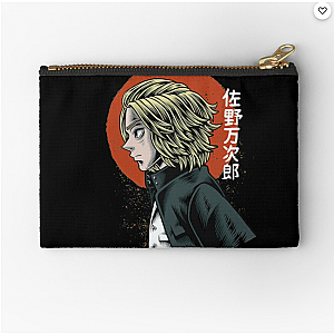 Tokyo Revengers Merch Zipper Pouch: Cool President Sano Manjiro